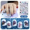 Suministro transfronterizo de nuevas pegatinas de uñas con purpurina impermeables, pegatinas de cinta impermeables, pequeñas calcomanías de uñas frescas para niños.