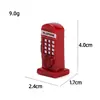 Mini Figura de Resina Retrô Telefone Rádio Antigo Nostálgico Criativo Modelo Decorativo Estilo Americano Ornamento de Mesa