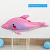 Nuevos Globos de Animales de Dibujos Animados con Temática Oceánica Ins Decoración de Cumpleaños de Bebé Decoración de Escena Delfines, Ballenas, Focas