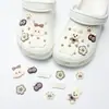 Buraco sapatos acessórios de alta qualidade ervilhas sapatos sapatos flor decorativo fivela diy acessórios jóias chinelos fivela removível sapato fivela