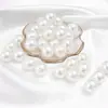 ABS Bege moagem de água destaque moldado imitação de pérola diy acessórios de joias pulseira feita à mão colar pingente grampo de cabelo