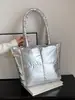 Bolsa de Gran Capacidad para Mujer 2026 Nuevo Verano Versátil Bolso de Hombro Simple con Textura, Adecuado para la Escuela y el Viaje Diario Bolso Tote