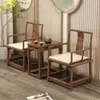 Nueva Silla de Té de Madera de Nogal Negro Chino Silla Simple de Madera Maciza en Forma de Corazón Silla Zen Silla de Ceniza Silla Sombrero Oficial para Adultos Silla de Caligrafía para Adultos