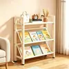 Estantería para libros de enseñanza, organizador de libros ilustrados para niños, solución de almacenamiento para la entrada del hogar, estante simple de varias capas