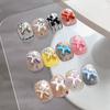 Ornamentos de unhas de liga de cachorro bola tridimensional transfronteiriços, explosões de celebridade da internet, desenhos animados, cor, gota de óleo, ornamentos de unhas por atacado