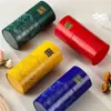 Latas de Té, Latas de Hojalata, Latas Vacías, Cajas Vacías, Latas Redondas Selladas a Prueba de Humedad, Té Negro, Té Verde, Té Oolong, Té de Flores, Nuevo Empaque