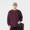 Moletom Falso de Duas Peças com Gola Redonda para Homem, Roupas Masculinas Kunhai Pengyun, Nova Marca Tendência Outono e Inverno, Top Masculino de Cor Sólida, Jaqueta Solta