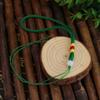 Pieza de Mango de 3 mm Cordón Cuentas de Jade Pieza de Jade Cabeza de Cuerda Nudo Chino DIY Bolsita Lista para Usar Bolsita Joyería de Jade Juguete Cordón