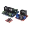 Módulo de Placa Controladora de Motor L298N Duas Vias/Quatro Vias CC Motor de Passo Acessórios para Carro Robô