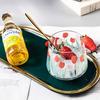 Celebridad de Internet Creativo ins Vaso Tulipán Flor Mousse Nieve Vaso Bebida Jugo Postre Vaso Batido