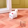 Accesorios de Resina para Gatos de Venta Caliente Transfronteriza, Adornos de Escritorio para Coche Miniatura, Decoraciones para Casas de Muñecas DIY, Juguetes