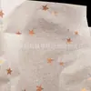 17g Papel Copiadora Ouro Rosé Papel Fino Fabricante Metálico Papel Sydney Listras Pontilhadas Impressão Papel de Presente Atacado