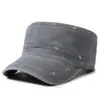 Chapéu de aba reta vintage lavado transfronteiriço para homens, boné de beisebol retrô em jeans, chapéu de proteção solar para atividades ao ar livre, chapéu versátil casual