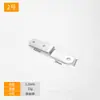 Acero Inoxidable Engrosado Tipo Z Tipo L Cerradura Colgante Marco de Fotos Conexión de Muebles Ángulo Trapezoidal Hierro Tirador de Cajón Pestillo Accesorios