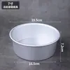 Molde redondo para pastel con fondo extraíble, recubrimiento antiadherente anodizado y altura aumentada para hornear, adecuado para pasteles tipo chiffon