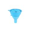 Embudo pequeño de silicona plegable para dispensar líquidos de grado alimenticio, embudo para aceite, vinagre y vino, juego de tres piezas, venta al por mayor
