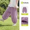 Ropa Infantil Familia Dudu Pantalones Repelentes de Mosquitos para Niñas Ropa de Verano Pantalones para Niñas Estilo Delgado de Verano Pantalones Casuales para Bebés Repelente Físico de Mosquitos