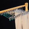 Cabide de Calça Revestido de Plástico, Antiderrapante, Que Não Deixa Marcas, Cabide Doméstico, Cabide de Aço Inoxidável para Pendurar Calças e Saias, Suporte para Armazenamento e Secagem, Cabide de Calça