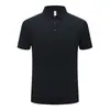 Diseño perforado de seda helada al tacto fresco, protección solar, secado rápido, alta elasticidad, camisa POLO con cuello, ropa de trabajo para hombre, camisa polo hecha a medida