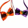 Remate de Halloween en Stock: Pajaritas para Mascotas, Pajaritas para Gatos y Perros, Collares con Estampado de Calabaza y Fantasma