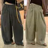 Pantalones de pierna ancha, ajuste holgado estilo americano, diseño minimalista, tres rayas retro para mujer, colección otoño 2026, pantalones de trabajo, pantalones casuales