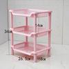 Estante de Almacenamiento de Baño Engrosado Estante de Almacenamiento de Cocina Multifuncional Estante Organizador de Cosméticos Pequeños Organizador de Escritorio Multicapa