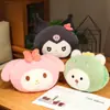 Lindo Dibujo Animado Kuromi Melody Peluche Calentador de Manos Almohada Cojín Invierno Coche Oficina Cojín Transfronterizo