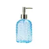 Botella de Jabón de Manos, Champú, Acondicionador, Gel de Ducha, Loción de 450ml Estilo Europeo con Rayas de Colores para Uso en Hoteles y Casas de Huéspedes