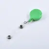 Fivela transparente de puxar e soltar Fivela de cor sólida de puxar e soltar Fivela retrátil de puxar Porta-cordão Suporte para crachá Fivela retrátil de etiqueta de peito portátil