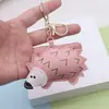 Colgante Llavero Erizo de Cuero PU de Moda Transfronterizo, Accesorio Decorativo Creativo para Bolsos y Mochilas, Venta al por Mayor desde Fabricante