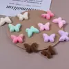 Minimalista Versátil Colorido Felpa Mariposa Accesorio para el Cabello Diadema Pendiente Parche DIY Accesorios para Joyería Venta al por Mayor