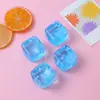 Juguete de Hielo Exprimidor con Patrón de Flujo de Amazon Transfronterizo, Juguete de Alivio del Estrés de Rebote Lento con Forma de Copo de Nieve, Estilo Celebridad de Internet