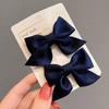 Bow Hairpin Bebê Princesa Cross Clip Internet Celebridade Hairpin Menina Bonito Side Clip Headwear Menina Clipe