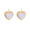 Pendientes minimalistas de plata de ley S925 con diseño de lujo de estilo coreano INS Niche Light, con ágata y piedra lunar, textura femenina.