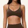 Sujetador sin espalda transfronterizo sin costuras con tirantes finos, sujetador de yoga transpirable en forma de Y para mujer, sujetador deportivo de secado rápido 5112