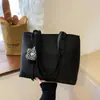 Novedad Otoño 2026 Bolso de Hombro Grande de Gran Capacidad Bolso de Mano para Viaje Almacenamiento Casual Simple Color Sólido Bolso Tote Elegante