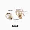 Chupete Cabeza de Monje Uña con Anillo y Bolsa para Anillos Tornillo Accesorios Bolsa de Modificación Hebilla de Anillo Accesorios de Anillo Hebilla Colgante Extraíble