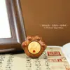 Pingente de Bule de Jacarandá Natural Brinquedo para Alívio do Estresse Chaveiro Estilo Chinês Vintage Peça Artesanal de Mão