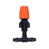 Sistema de riego por goteo naranja aspersor atomizador ajustable 47 aspersores de T capilar aspersor de riego de jardín aspersor de riego automático