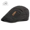 Gorra Hombres Primavera Verano Otoño Nueva Boina de Algodón Mujeres Gorra de Visera Retro Británica Estilo Universitario Sombrero de Moda