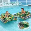 Venta directa del fabricante: Tanque de Agua Inflable de PVC con Chorro de Agua, Flotador de Tanque de Agua Inflable, Juego Interactivo para Adultos y Niños