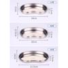 Plato de Cintura Médico Plato de Flexión Bandeja Acero Inoxidable 304 Plato para Cambio de Vendaje Médico Herramientas Quirúrgicas Tazón Instrumentos Desinfección Tatuaje