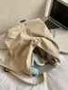 Mochila Ins de Nicho Estilo Coreano para Mujer, Bolso Escolar Simple y Artístico para Estudiantes, Bolsa de Viaje Deportiva para Fitness de Tela de Nylon