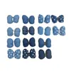 Laço Azul Denim Algodão Preenchido Feito à Mão Material DIY Decoração de Roupas de Bebê Bolsa Acessórios Capa de Celular Joias