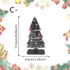 Nuevos adornos de madera navideños transfronterizos con pintura de lunares, decoración de mesa para árbol de Navidad para un ambiente festivo en la sala de estar
