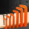 Abrazadera tipo G en stock abrazadera de alta resistencia abrazadera manual para carpintería fijador de sujeción herraje tipo G abrazadera rápida abrazadera de sujeción herramienta de hierro fundido