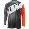 Camisa de Downhill KTM de Manga Longa Mais Vendida Internacionalmente Camiseta para Mountain Bike Secagem Rápida Respirável Camisa de Corrida de Motocicleta Off-Road
