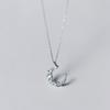 Collar de media luna de temperamento simple, personalidad de estilo japonés y coreano, Mori dulce, combina con todo, cadena de clavícula de luna estrella, suministro de comercio exterior
