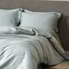 Juego de cuatro piezas de lujo 100% algodón, algodón de fibra larga, color sólido, confort de hotel, adecuado para dormir sin nada, ropa de cama de algodón de alta gama 1.8