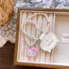 Accesorios para Niños Niñas Dibujos Animados Princesa Collar de Perlas Niña Pequeña Muñeca Grande Dulce Versátil Joyería Cadena para el Cuello Venta al por Mayor